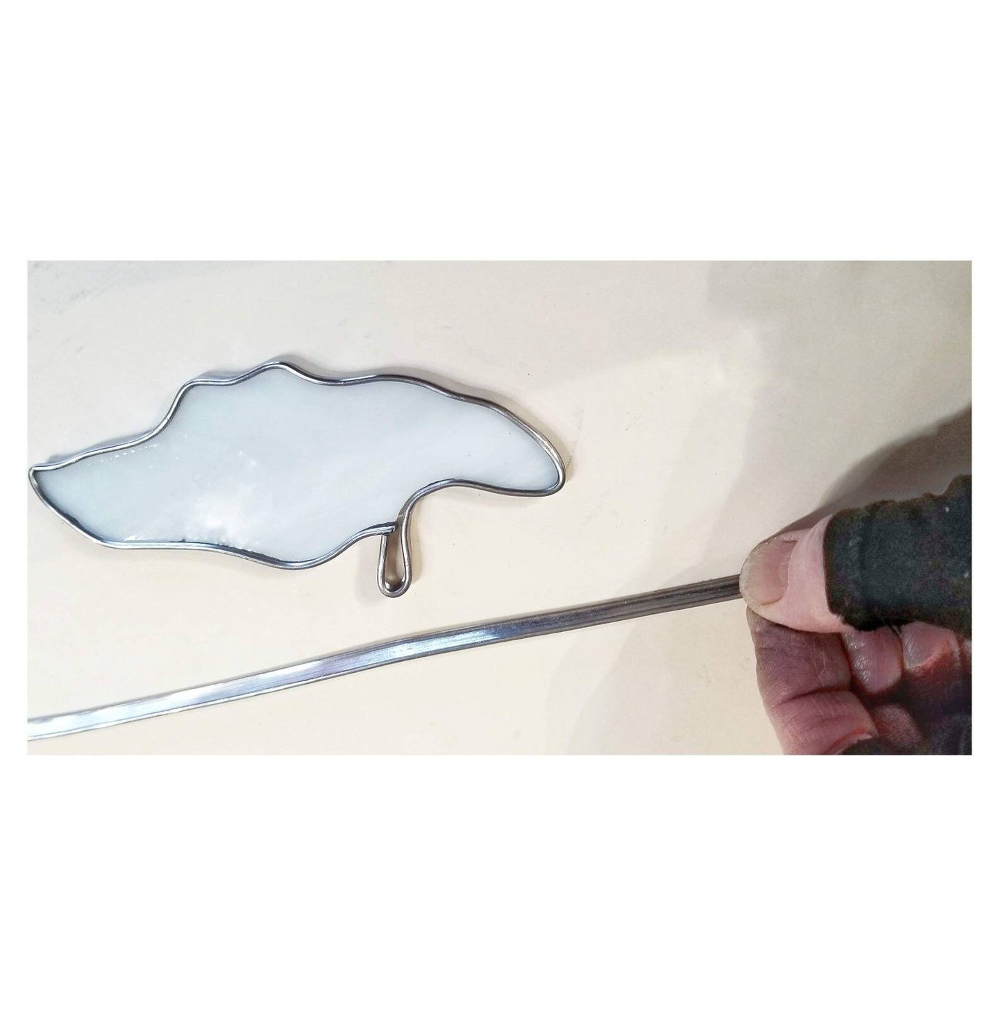 Hobby Came, Small U Channel Metal Came for edging suncatchers, 3 or 6 strips each 47" long, no kinks. Shipping included.