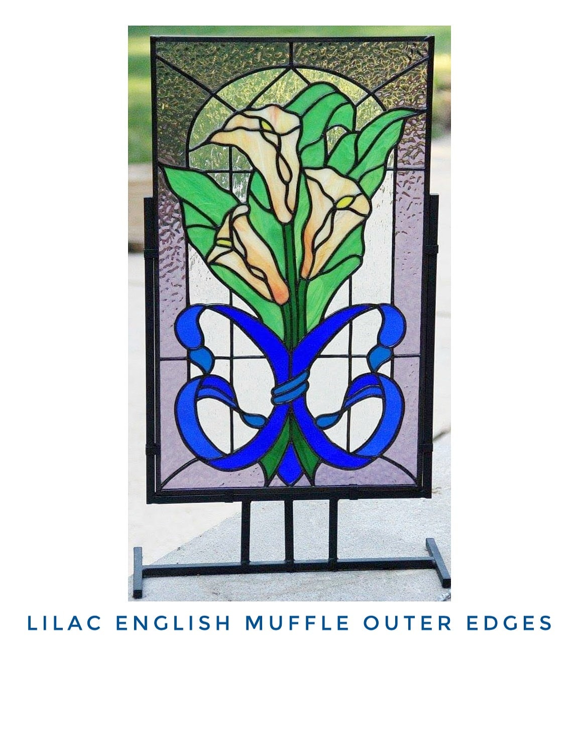 Pale Lilac English Muffle Stained Glass Sheets. Soft Texture, diy easy to cut. Wissmach Cathedral. Pretty for panel backgrounds & borders.