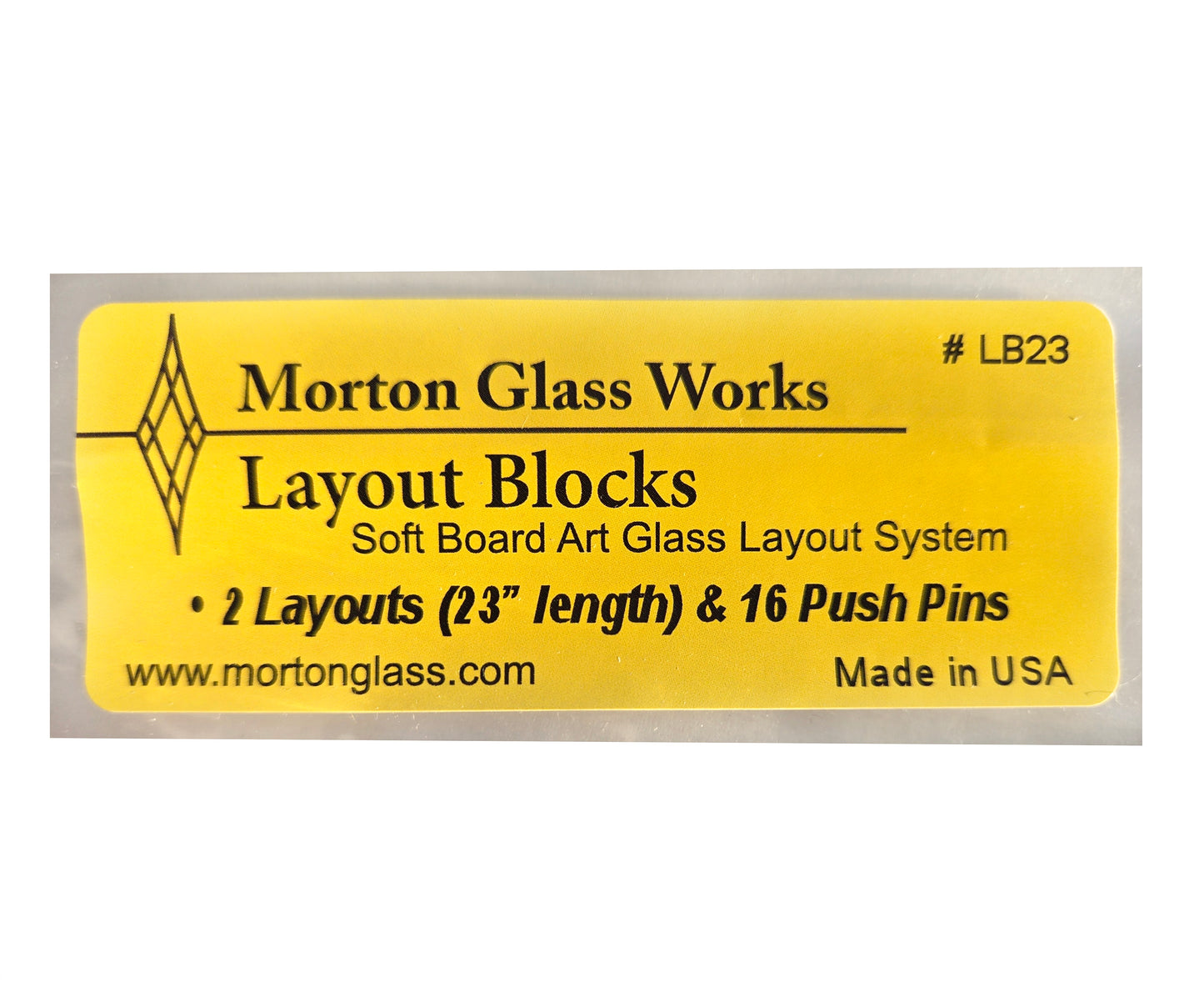 Morton System, layout block. Stained glass tool. Create straight squared up panels & box making aid. Premium metal push pins. Free shipping.