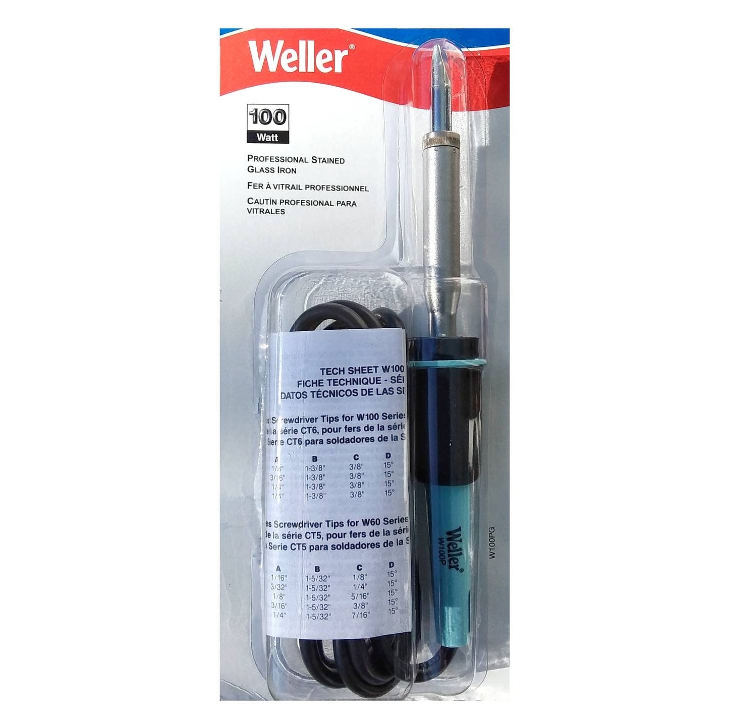 Soldering Iron for stained glass jewelry, wire or metal art Weller built-in temperature control with 3/8" tip. Free shipping.