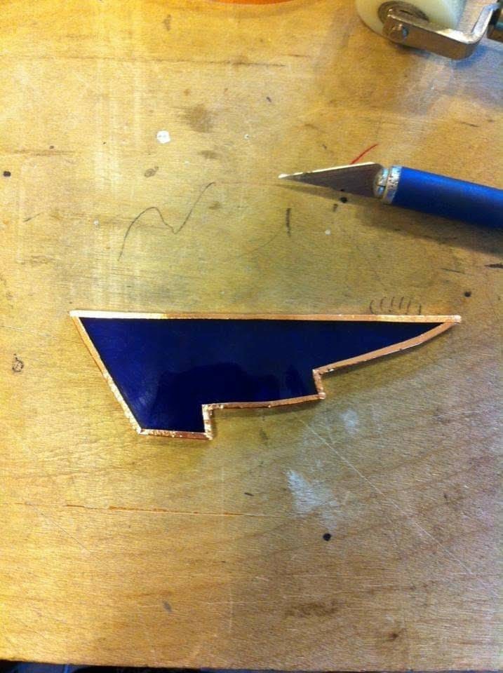 Copper Foil, Silver Backed. 7/32" for Stained Glass. Jewelry & Memory photo lockets Wire Art, Metal Soldering. Trial size or Full roll.