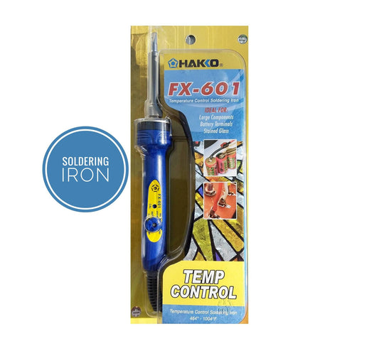 Soldering Iron, Hakko for stained glass & jewelry, built-in variable temp control with 3/16" tip. Free shipping.