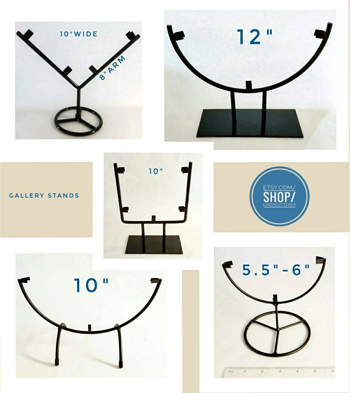 Ornament holder. Display stand for stained glass. Hang blown glass or suncatchers. Paintable with sturdy base. Terrarium globe stand.