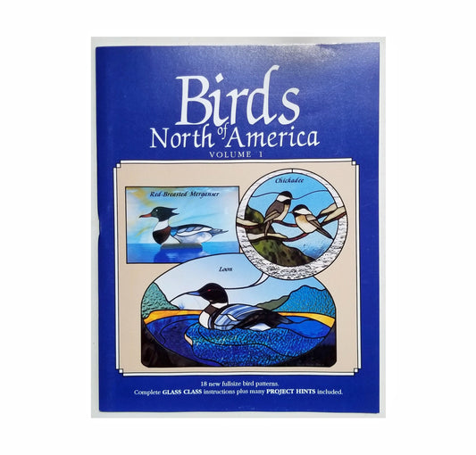 Stained Glass Design Book. Bird Patterns. Nice variety of line drawings for hanging window panels. Birds of North America Vol. One.