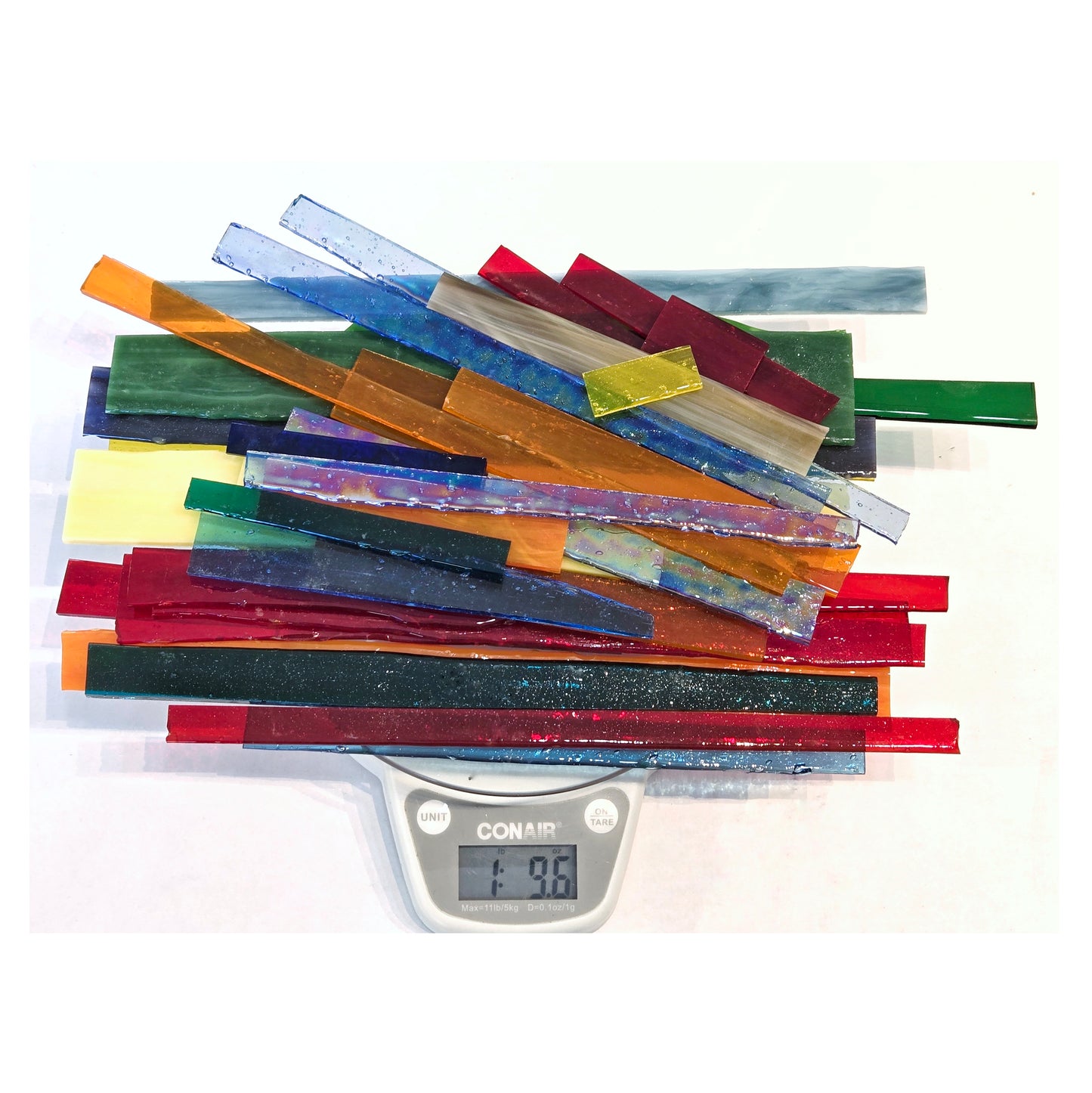 Stained Glass Rolled Edges & Strips. Mosaic Pieces use for garden ornaments. Teen Adult Craft projects.