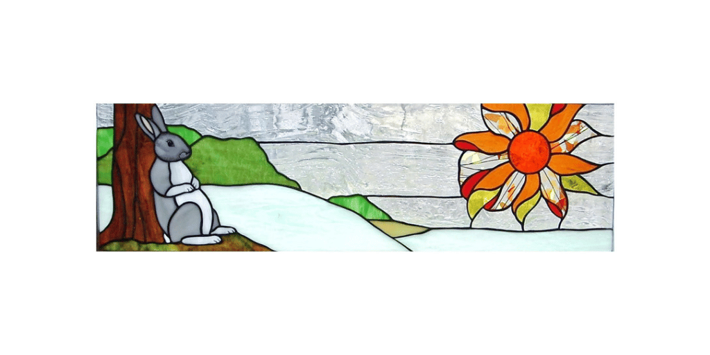 logo sun & rabbit window