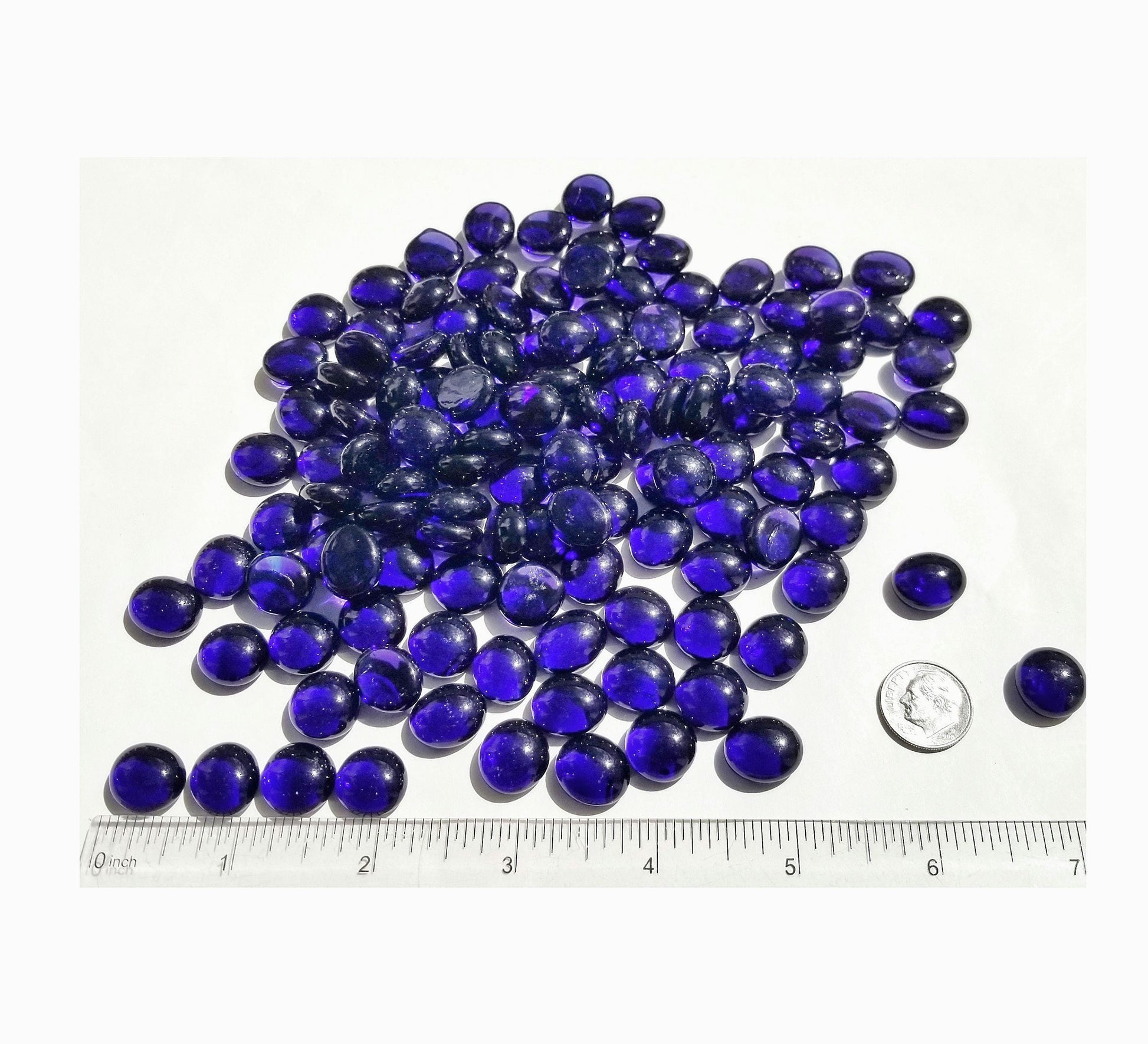 Purple Glass Pebbles for Stained Glass. Diy Holiday Craft Projects. Jewelry Gems & Mosaic Art. 8oz. 12 to 14mm. Oceanside Fusible Coe 96.