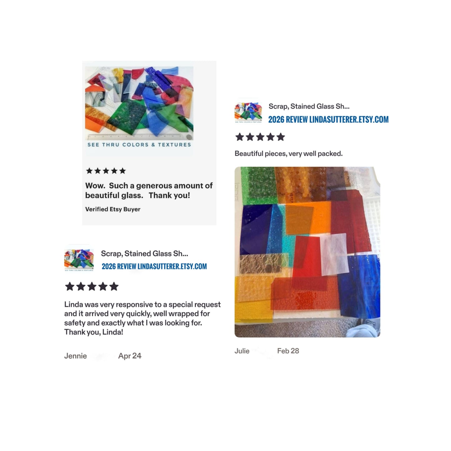 Scrap, Stained Glass Sheets, Pieces. See thru colors Blue Green, Orange, Pinks with mix of speciality Textures. DIY mosaics, suncatchers.