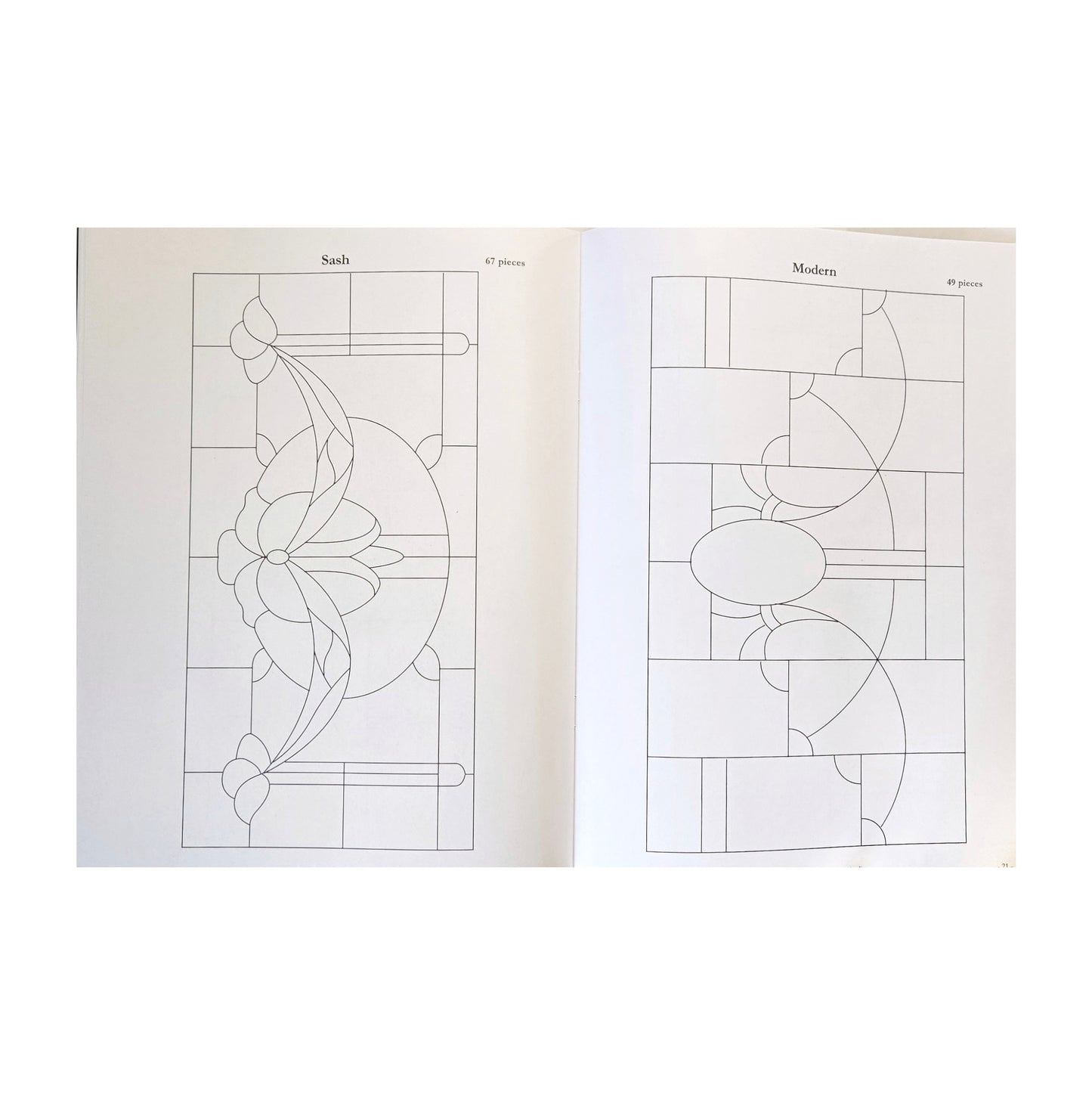 English Lead Lites Pattern Book for Stained Glass