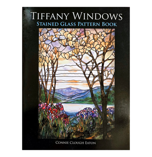 Tiffany Design Book of Window Patterns. Author Connie Eaton, Dover. Craft & Coloring Projects. 60 blackline illustrations.