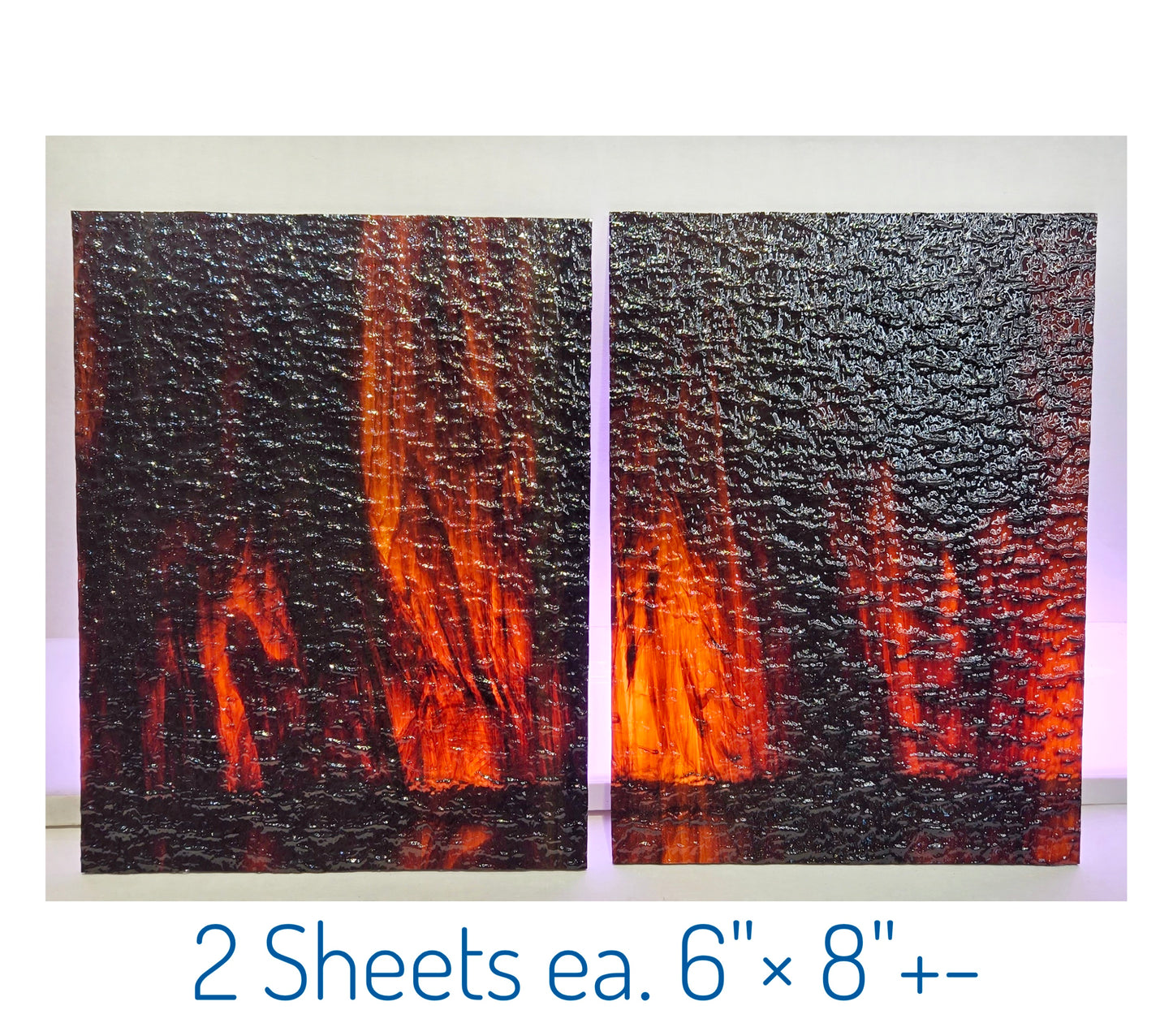 Brown Gold, Stained Glass Sheets. Wispy Light & Dark Brown. Granite Texture, Easy to Cut. Use for Tree Bark, Bears, Sunflower Centers.