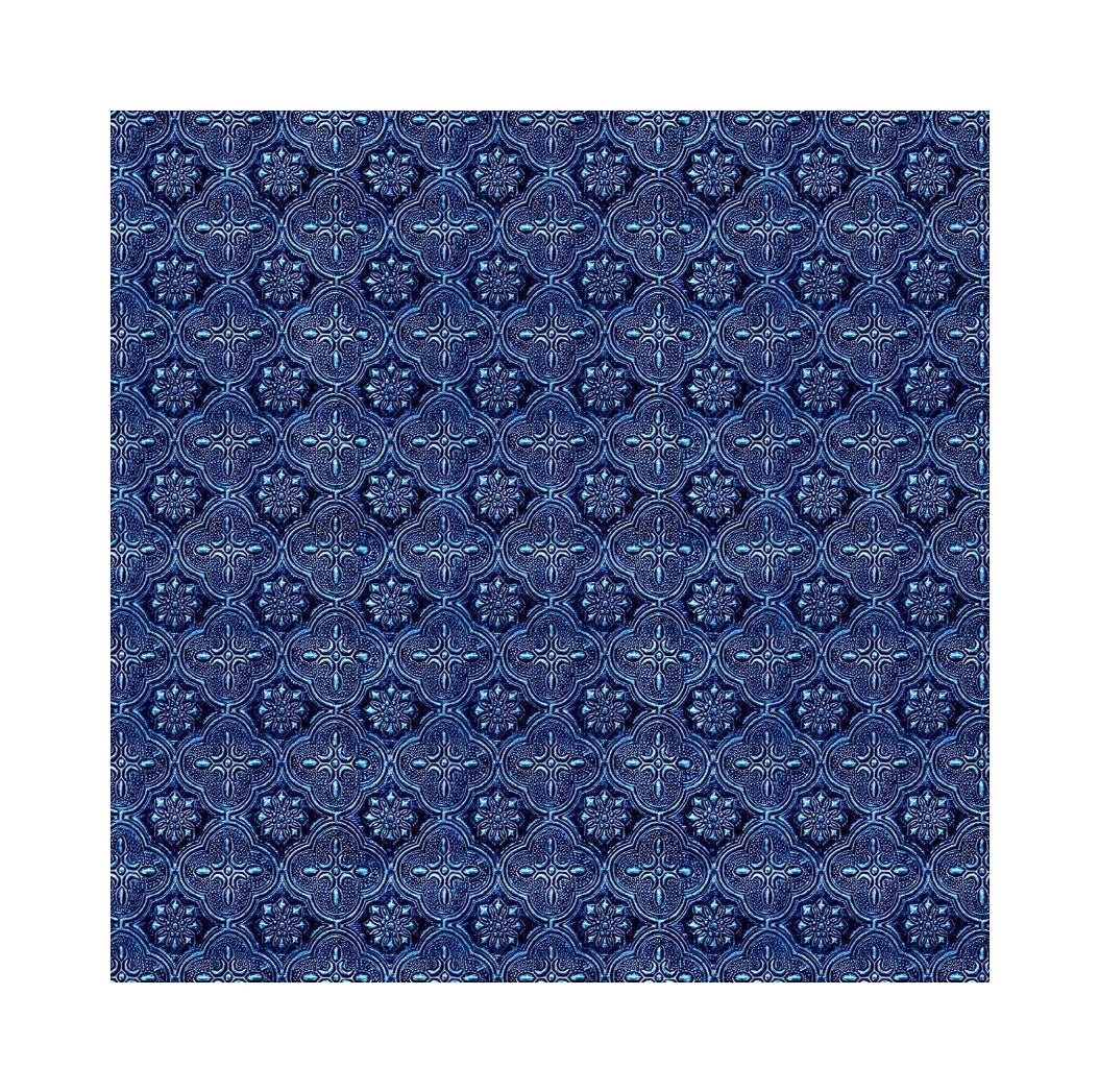 Van Gogh, Blue Violet Sparkle. Metallic Mirror-like depth. Sparkly Paint is sealed on the back with dark Gray.