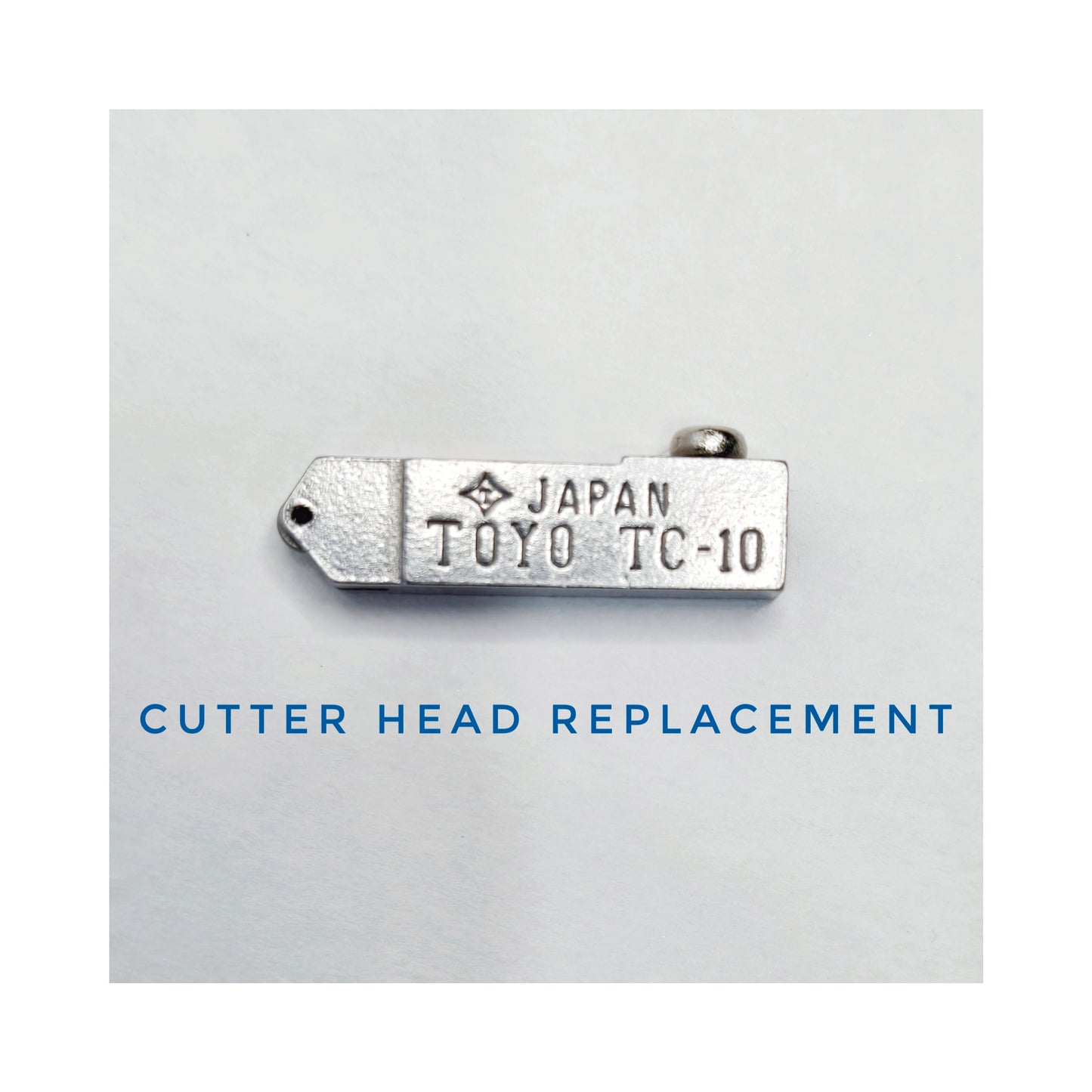 Stained Glass Cutter Head Replacement for Toyo palm grip style handles, Carbide cutting wheel.