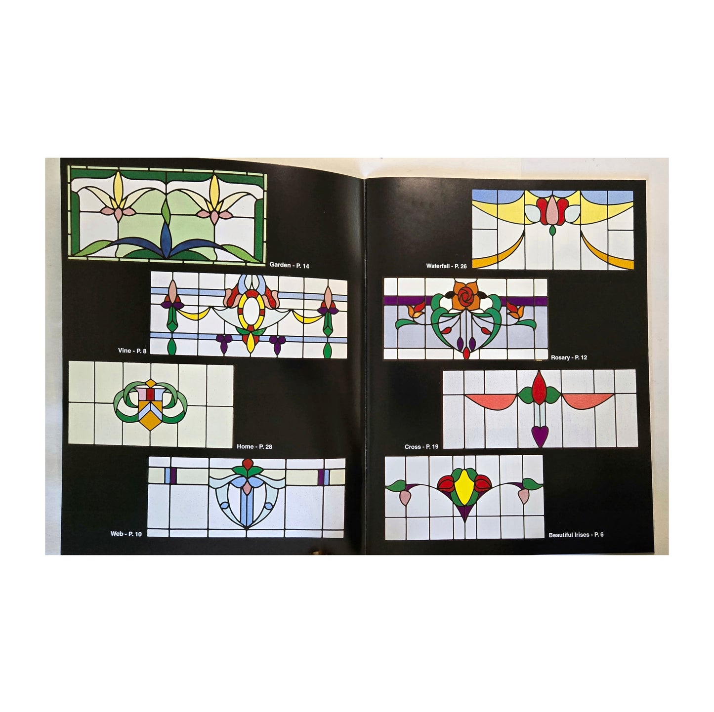 English Lead Lites Pattern Book for Stained Glass