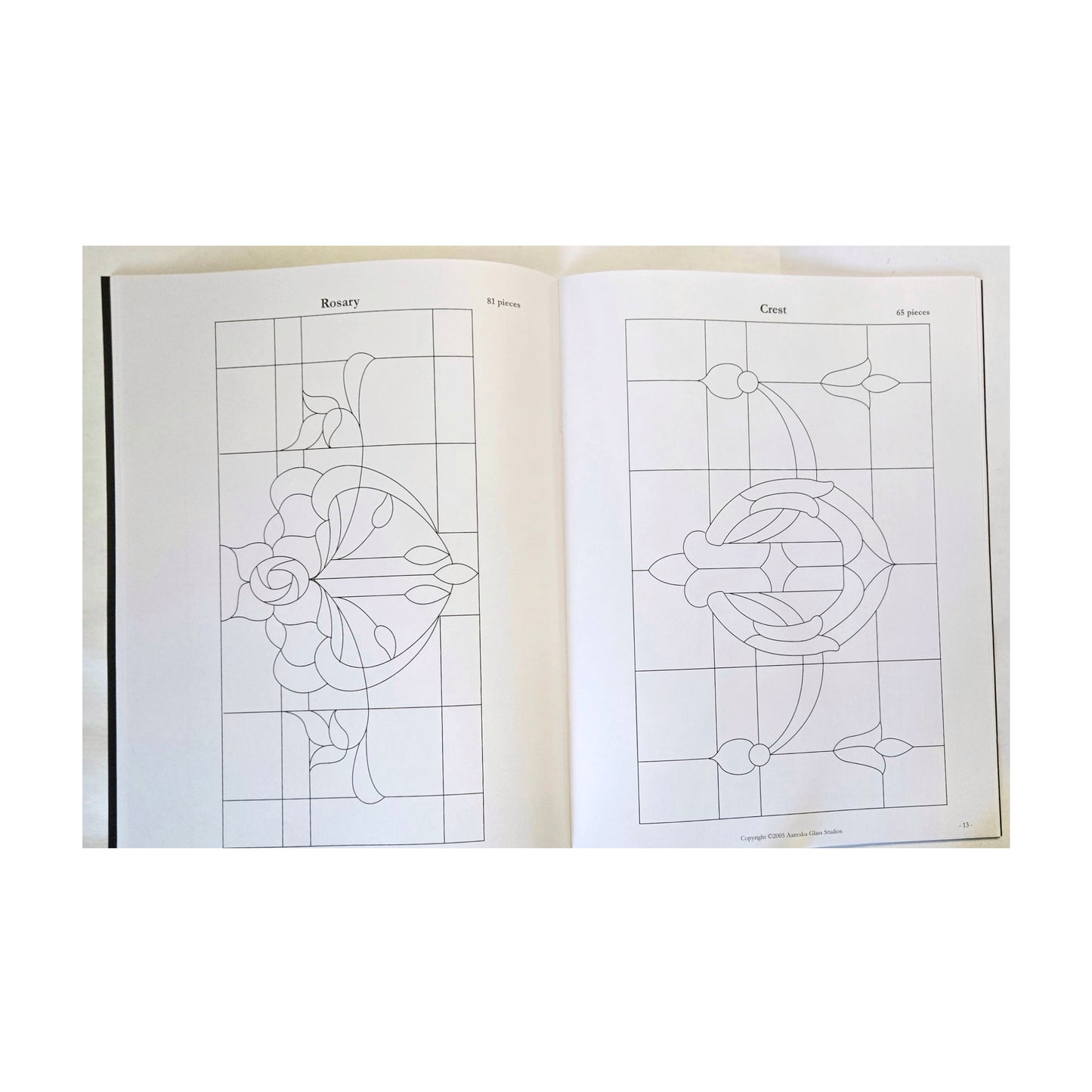 English Lead Lites Pattern Book for Stained Glass