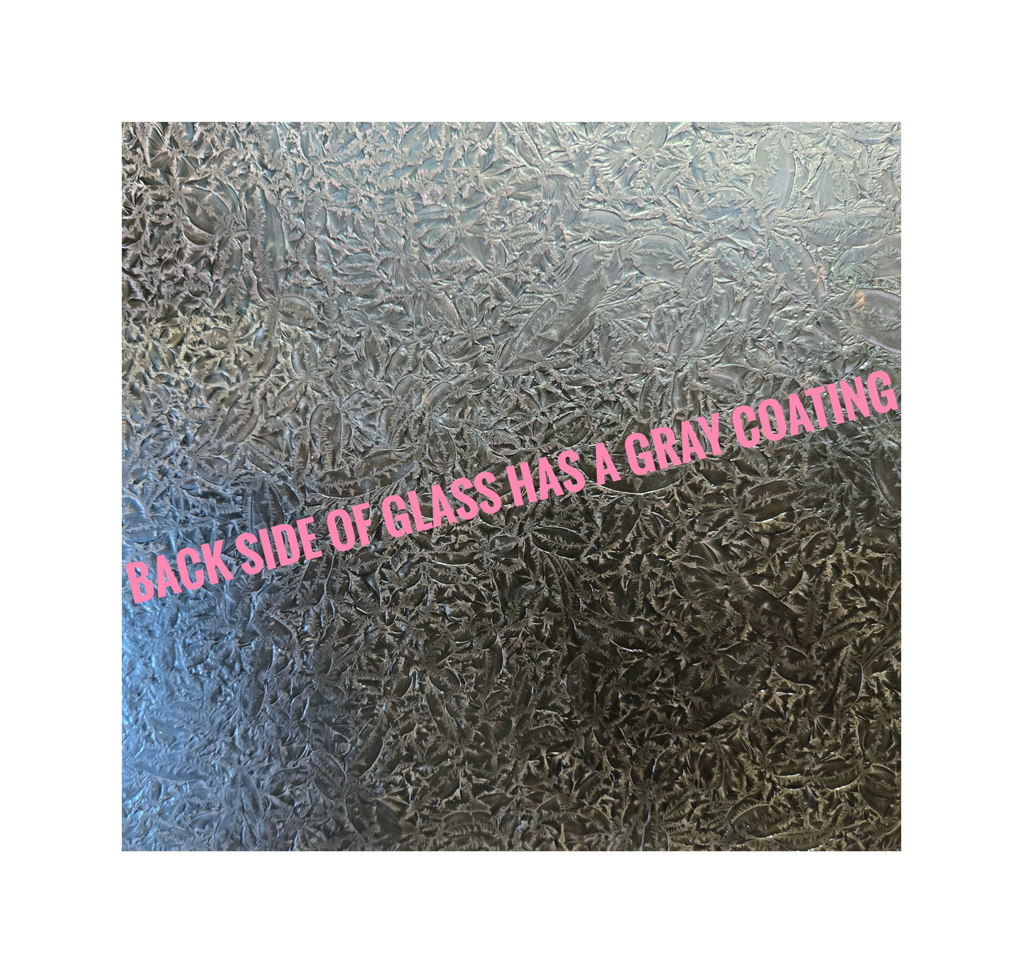 Van Gogh, Violet Bluegreen Copper. Metallic Mirror-like depth. Sparkly Paint is sealed on the back with dark Gray.