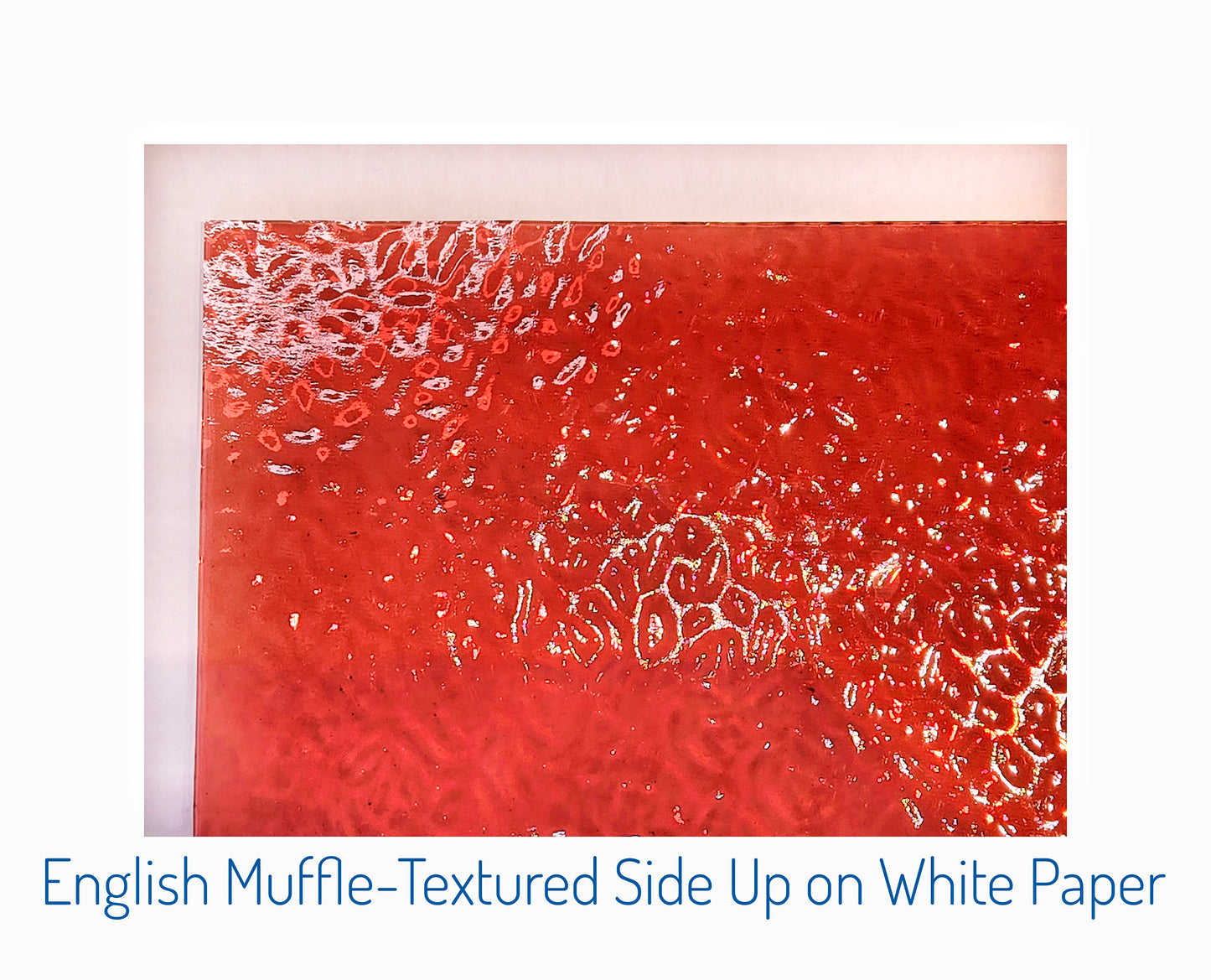 Pink English Muffle Stained Glass Sheets. Soft Texture, diy easy to cut. Wissmach Cathedral.