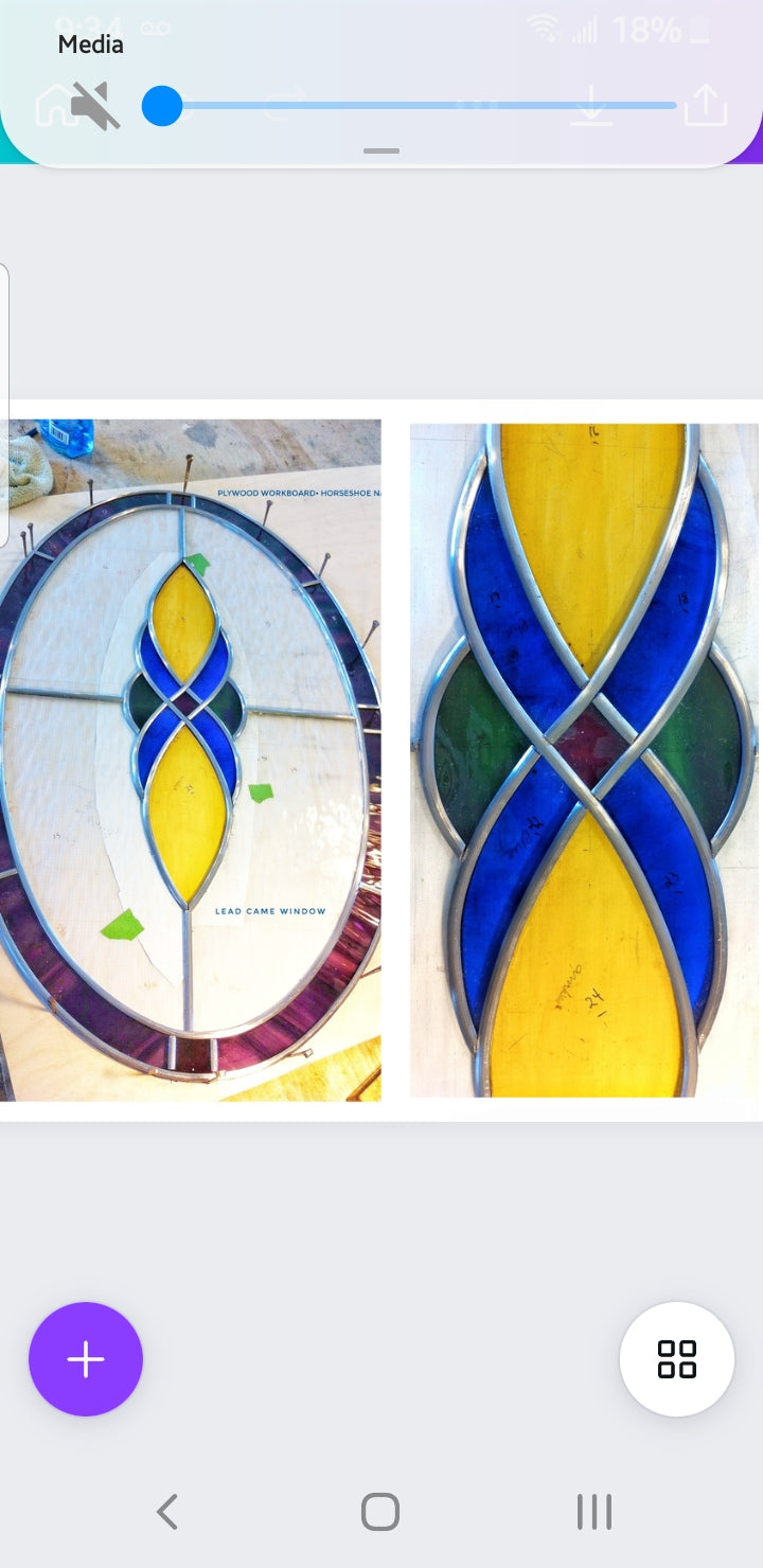 H & U Came for Stained Glass. Pre-stretched by hand, ready to cut. 20" Strips.