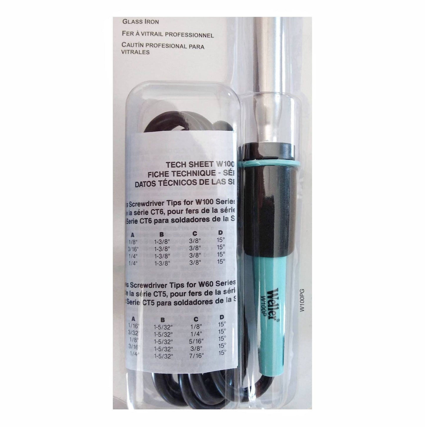 Soldering Iron for stained glass jewelry, wire or metal art Weller built-in temperature control with 3/8" tip. Free shipping.