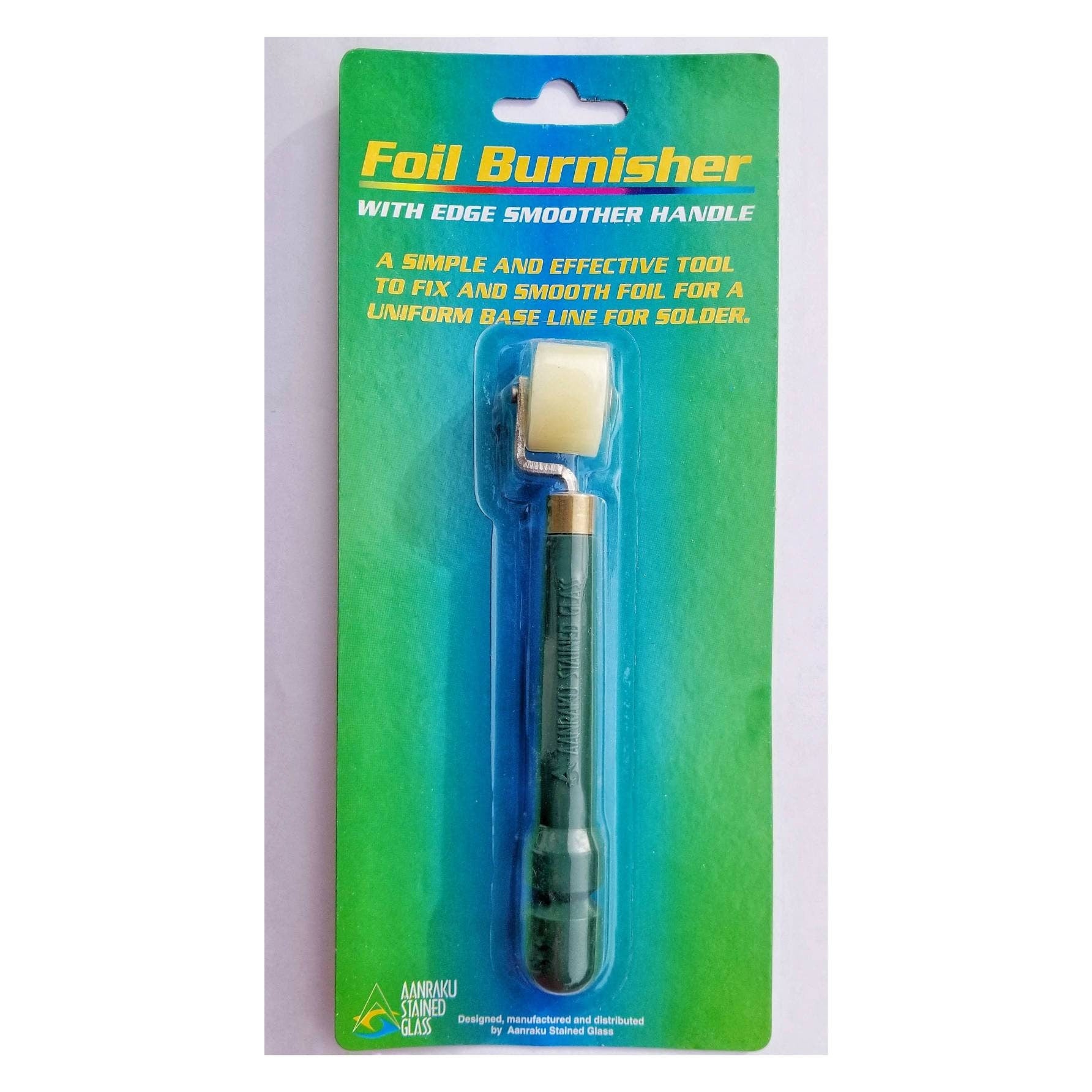 Stained Glass Copper foil burnisher, hand tool for foiling stained gla ...