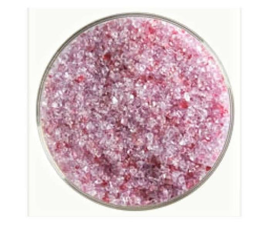 Bullseye Glass Frit, Fusible coe 90 Light Green, Dak Forest Green, Cranberry Pink transparent 2 ounces each color
