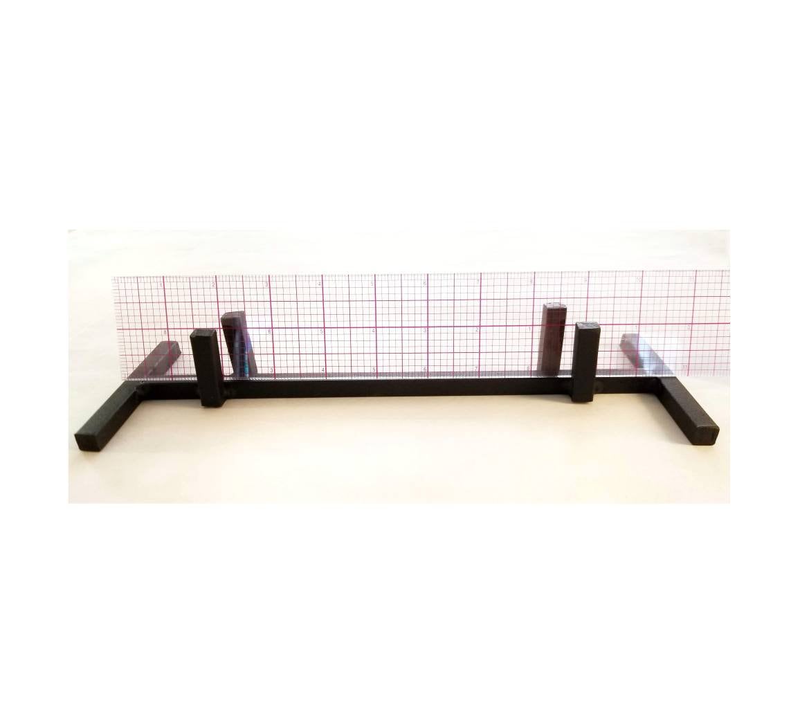 Stained Glass Display Stand. Black Metal Wrought Iron Frame for Fused Glass/Mixed Media Art, shelf or tabletop 10.75" wide