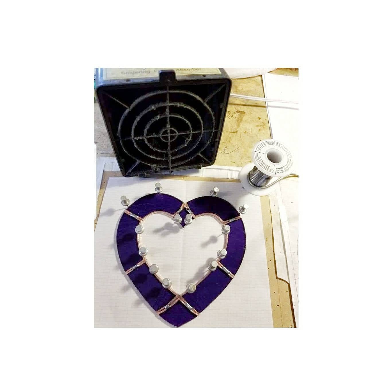 Aluminum Push Pins, 2 Dozen. Secure Your Stained Glass Pieces. Foil or Lead Came. String Art, Jewelry, Metal Art Collage.