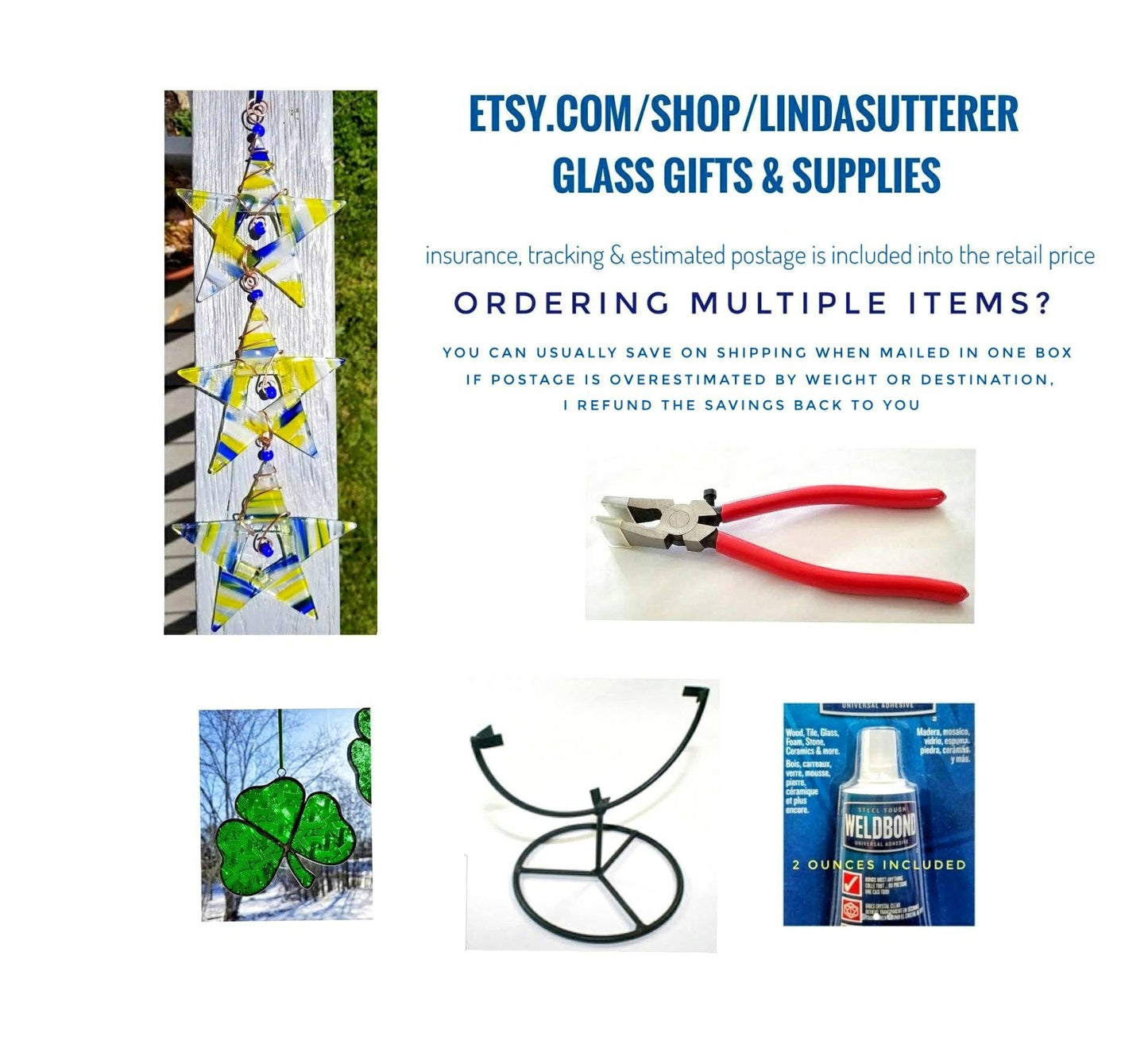 Glass cutter for Stained glass & mosaic projects. Oil reservoir, carbide wheel, palm grip handle. Free shipping.