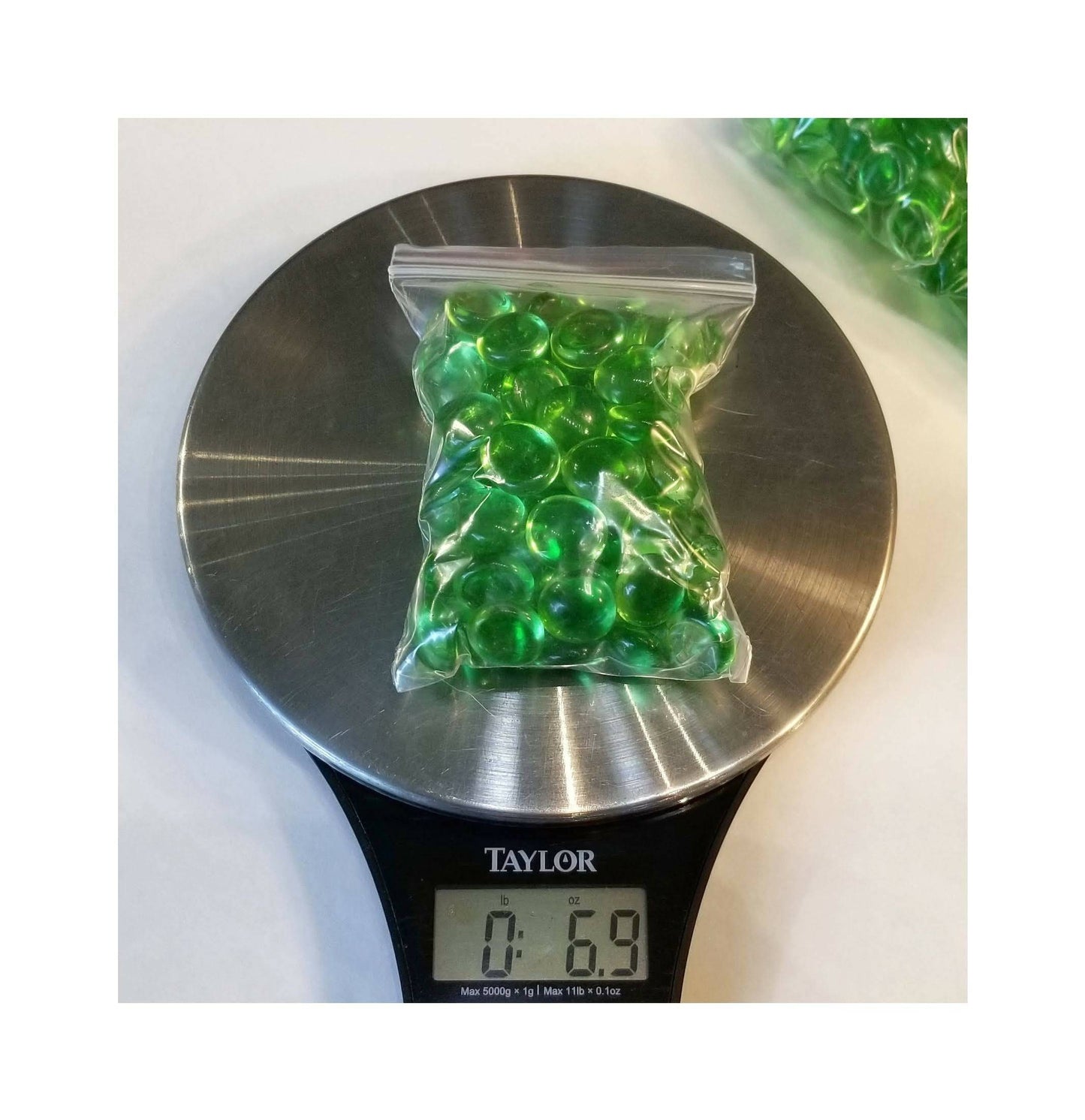 Lime Glass Nuggets for Stained Glass. Steppingstones, Jewelry Making Supply, Teen Craft Projects. Vintage Medium sized Gems as pictured.