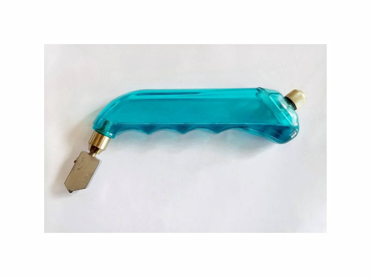 Glass Cutter for Stained Glass & Mosaic Projects. Carbide Wheel, Oil resevoir. Comfortable Palm Grip Handle. Economical Beginner Glass Tool.