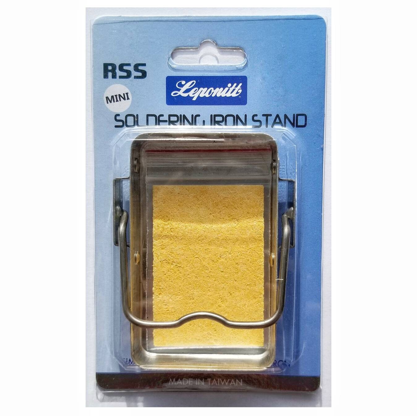 Soldering Iron Stand, Tip Cleaner. Stained Glass Tool, Holder for Cooling & Cleaning. Safely rest your hot iron along with a damp sponge.