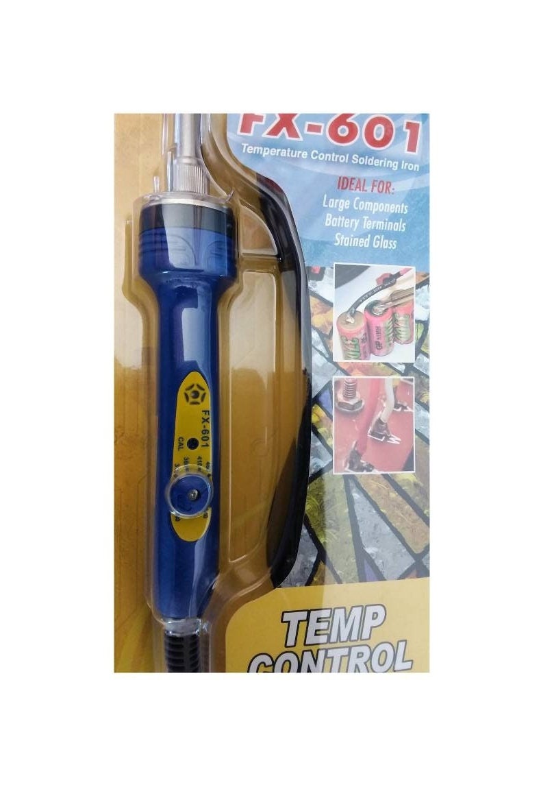 Soldering Iron, Hakko for stained glass & jewelry, built-in variable temp control with 3/16" tip. Free shipping.