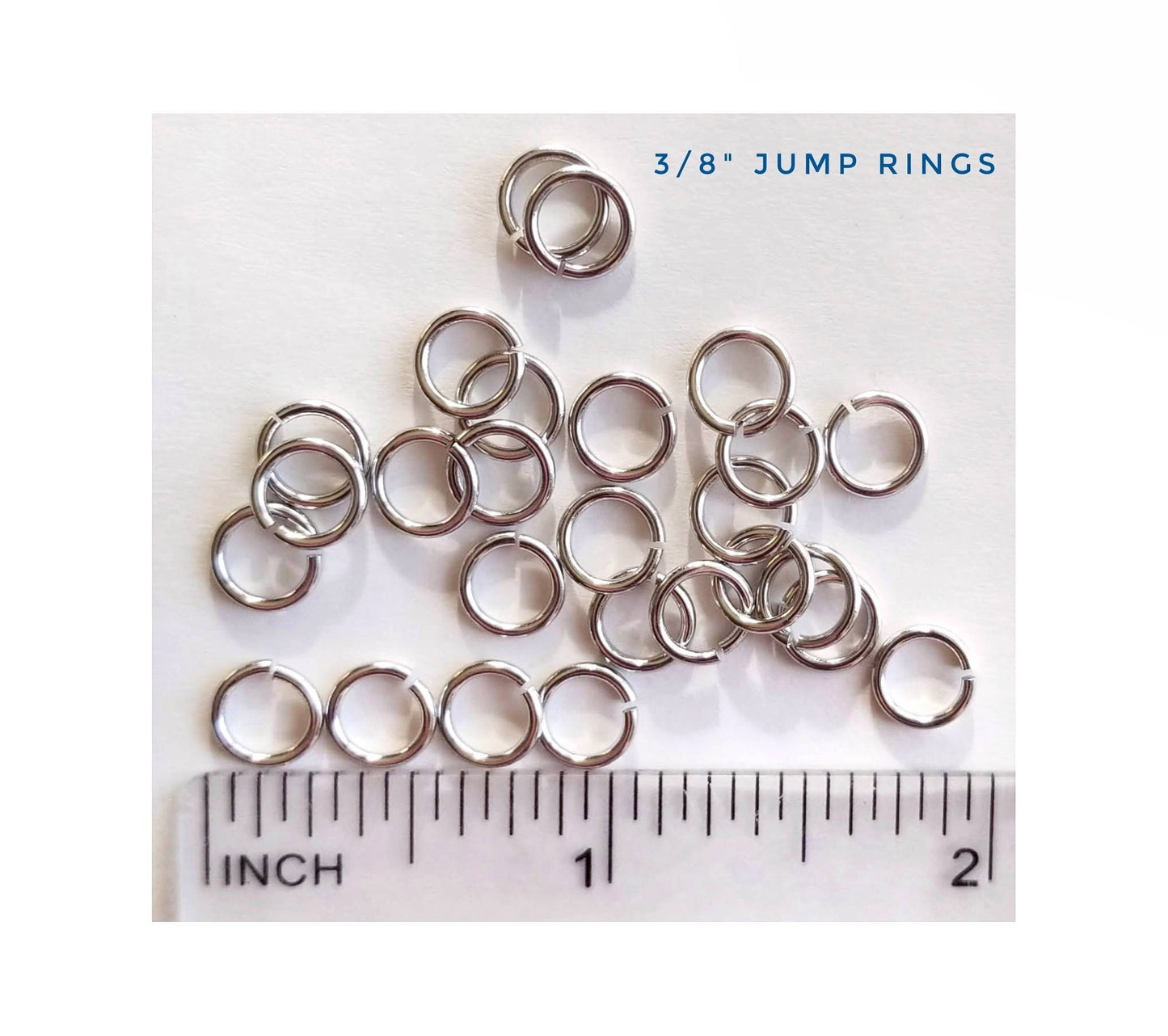 Stained Glass Wire Rings for Suncatchers & Small Panels. Tinned Copper 16g. These will accept solder very well. 25 Jump Rings, 1/2" or 1/4".