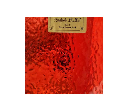 Red Orange, Stained Glass Sheets. Easy to Cut, Soft Texture. 5"× 8"+- Diy, Beginner. English Muffle, Wissmach. Cathedral Victorian Style.