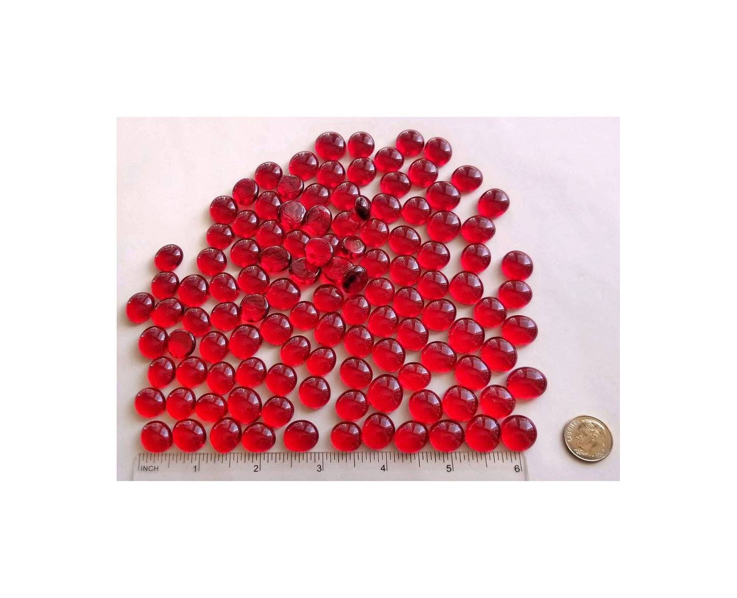 Small Red Glass Nuggets for Stained Glass. 96 coe Fusible. Steppingstones, Mosaic. Jewelry Gems. Diy Holiday Craft Projects, Holly berry.