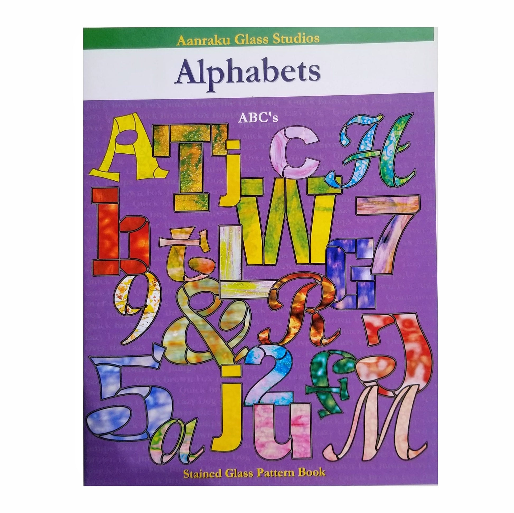 Alphabet & Numbers. Stained Glass Pattern, Lettering Book. Diy Signs,  Windows, Suncatcher projects. Traditional, Modern Fonts Calligraphy.