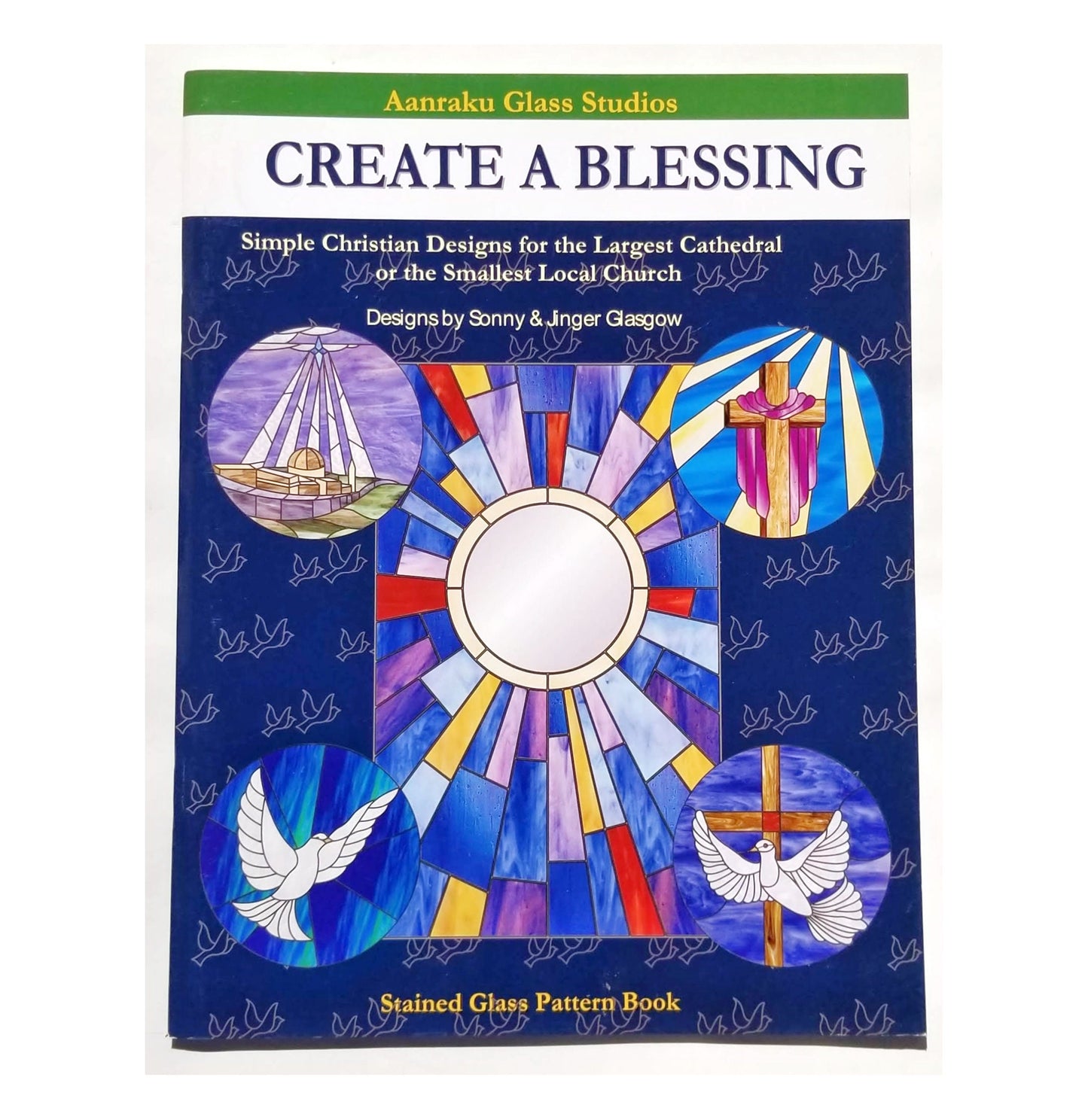 Stained Glass Patterns, Religious, Christan Themed, Church Window Design. Circular Panels, Large Leaded Glass.