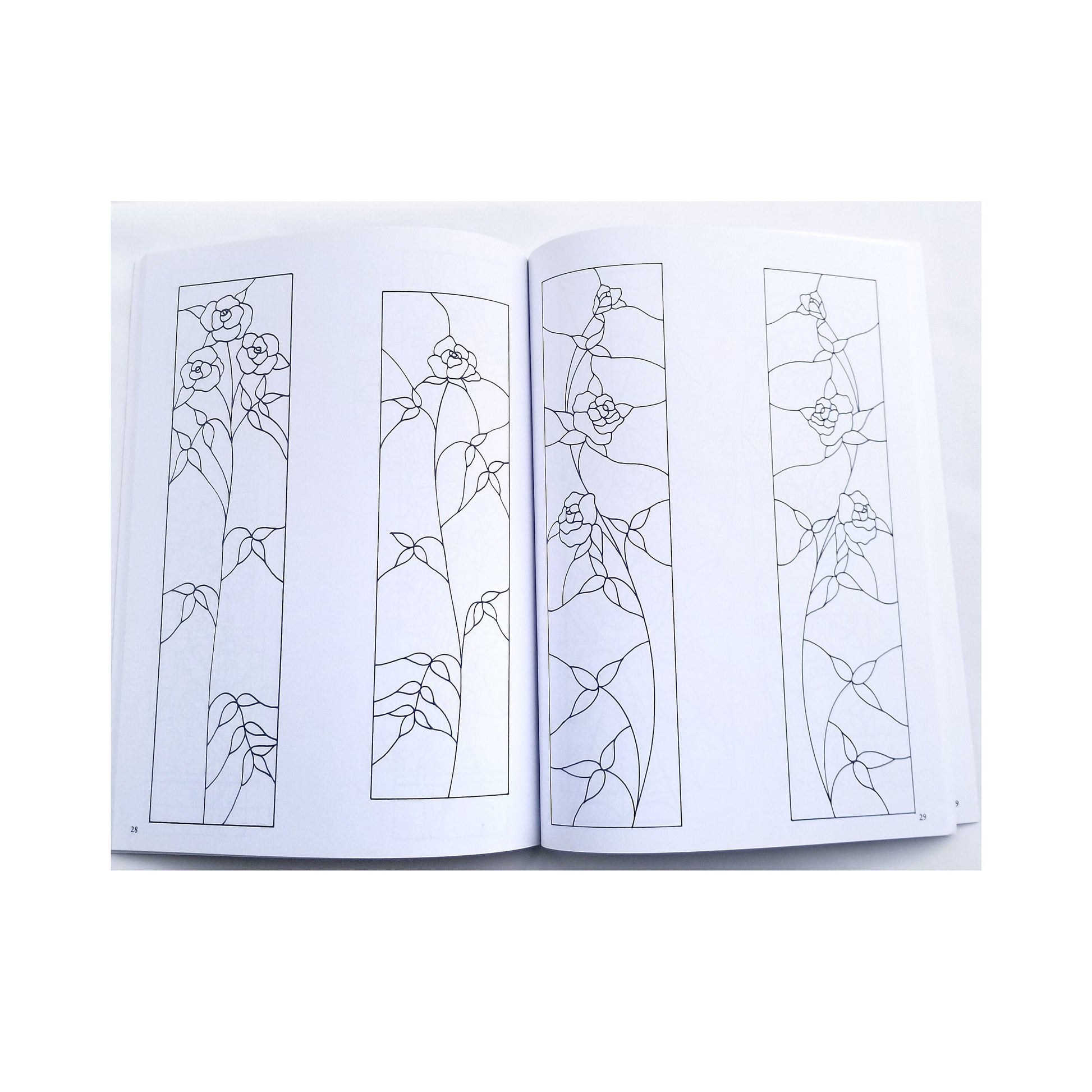 Decorative Doorways Stained Glass Pattern Book. 151 Projects for Windows, Transoms, Fanlights. Traditional, Contemporary.